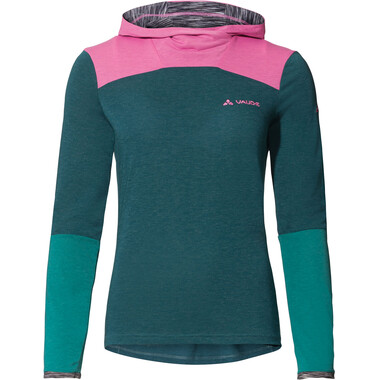 VAUDE TREMALZO Women's Long-Sleeved Jersey Green/Pink 2023 0